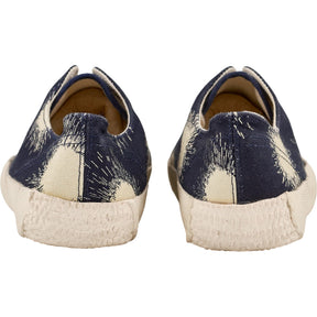 YMC Navy Patterned Trainers