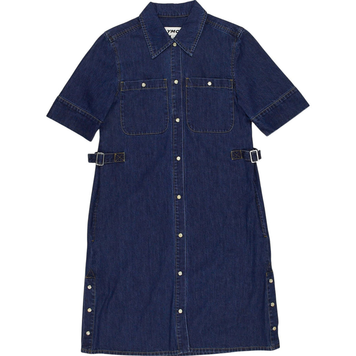 YMC Blue Denim Shirt Dress XS