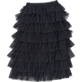 Hush Charcoal Tiered Tulle Skirt