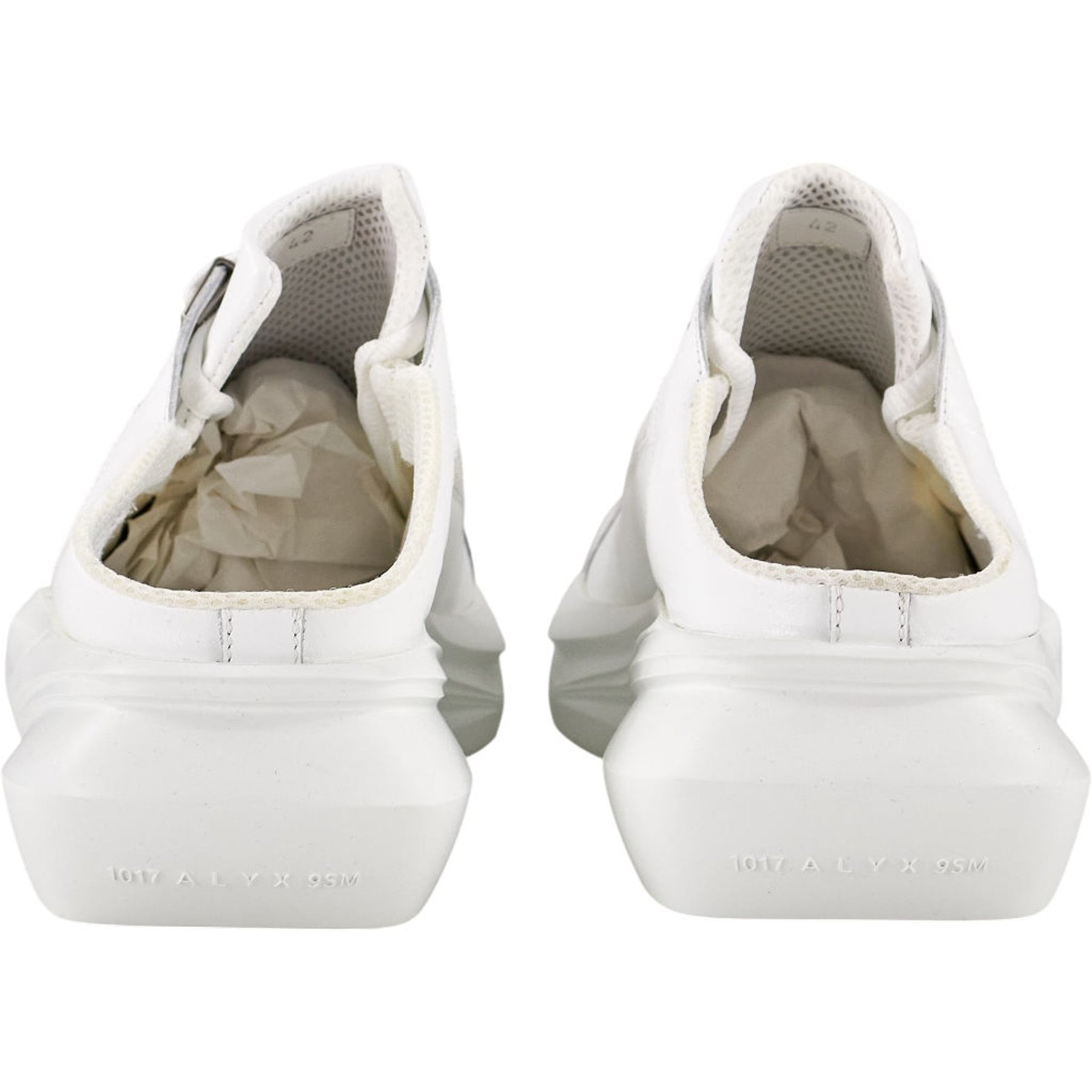 1017 ALYX 9SM White Mono Hiking Mule