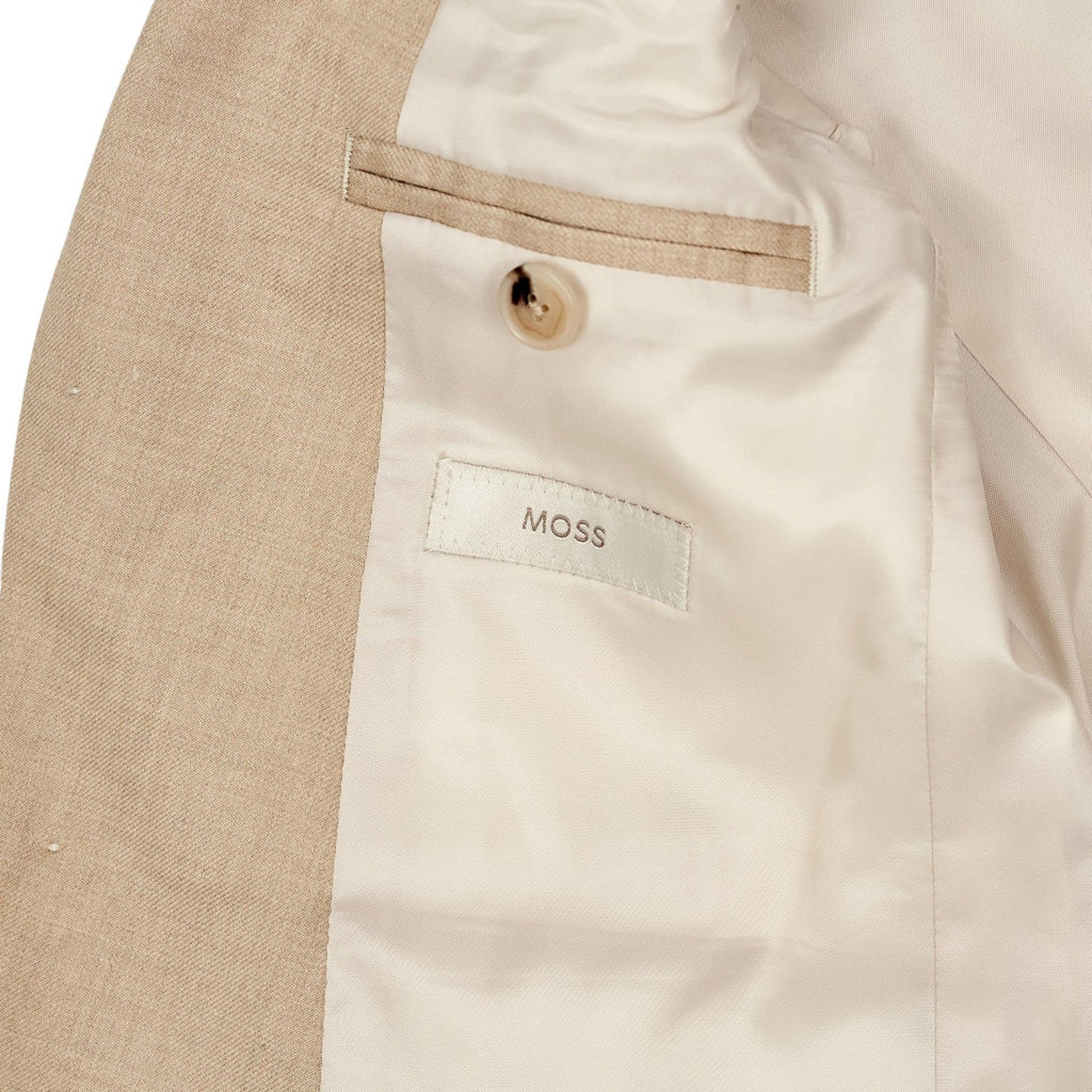 Moss Beige Three-Piece Suit