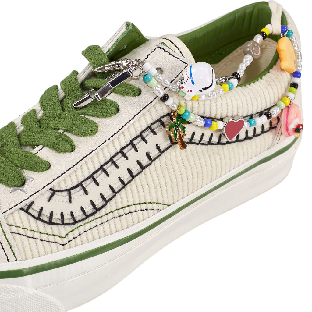 Vans Cream LX Old Skool Charms Trainers