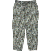 Hush Green Diamond Ikat Cropped Trousers
