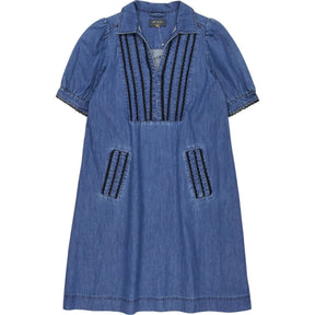 Wyse Blue Denim Dress