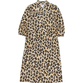 WYSE Leopard Print Zip Dress