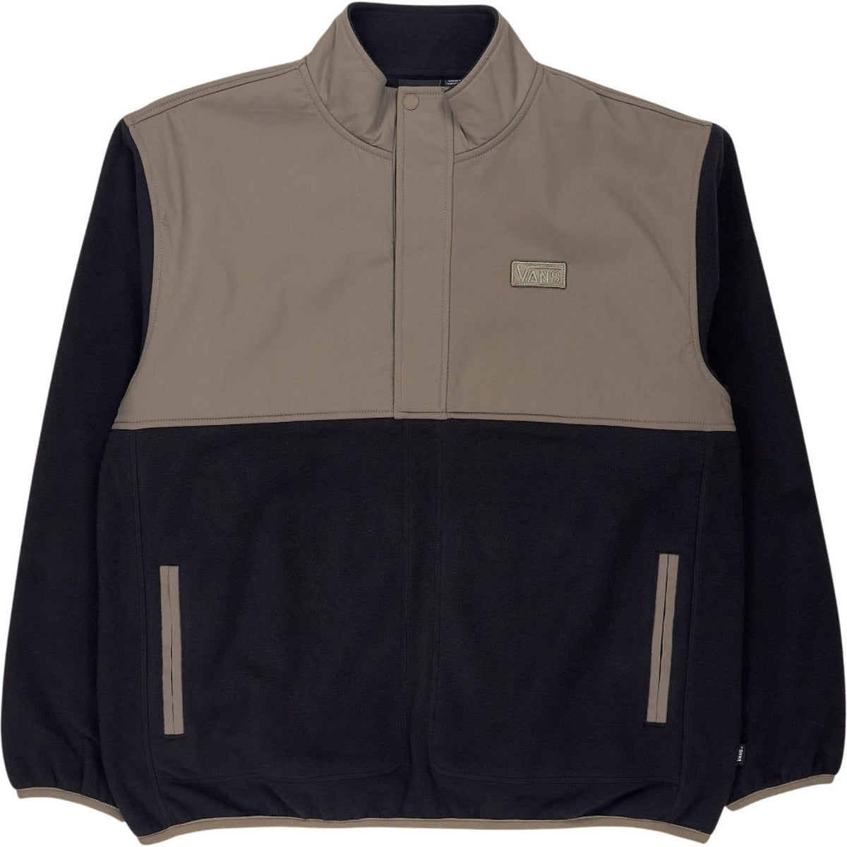 Vans Black Taupe Ranford Polar Fleece Jacket