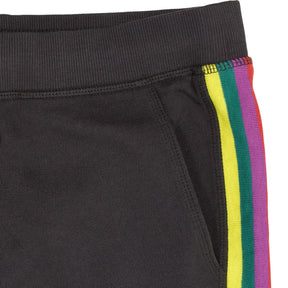Hush Washed Black Side Stripe Joggers