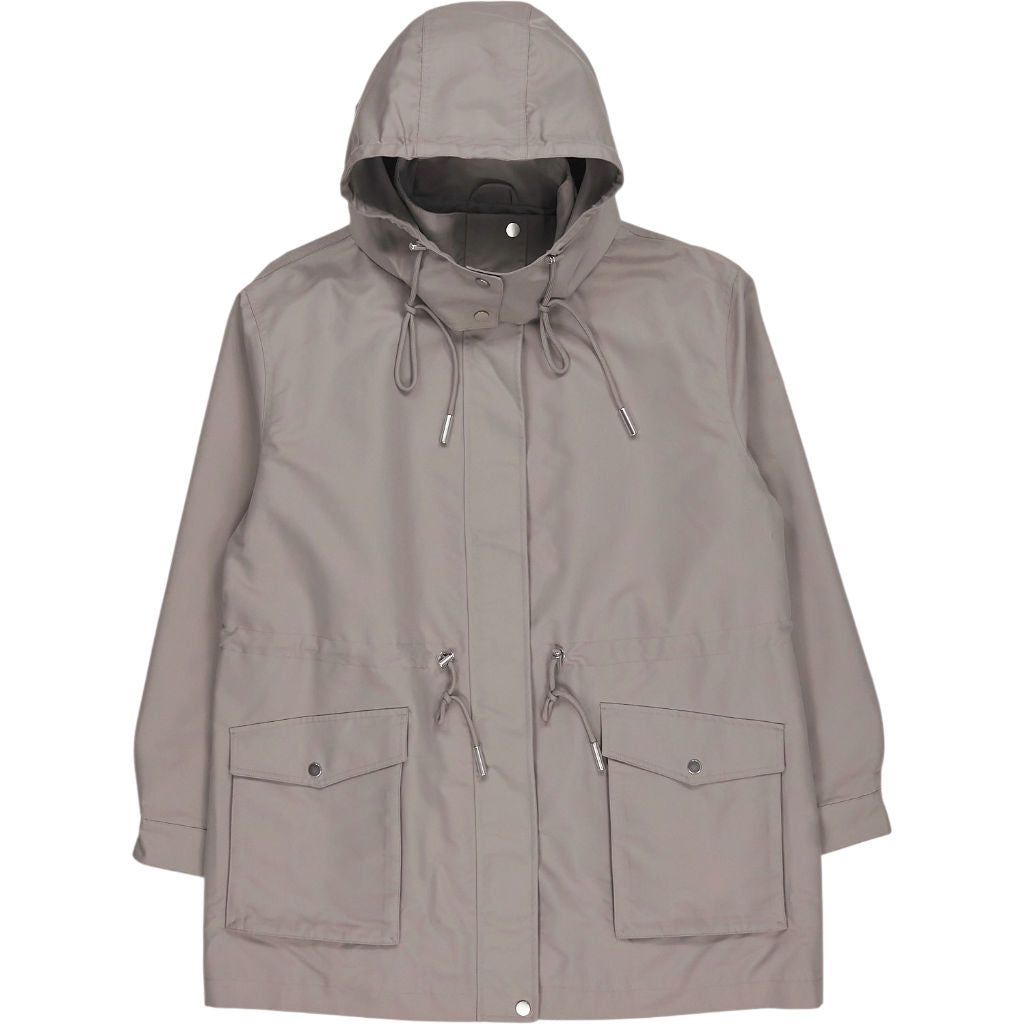 Lands' End Grey Hooded Jacket