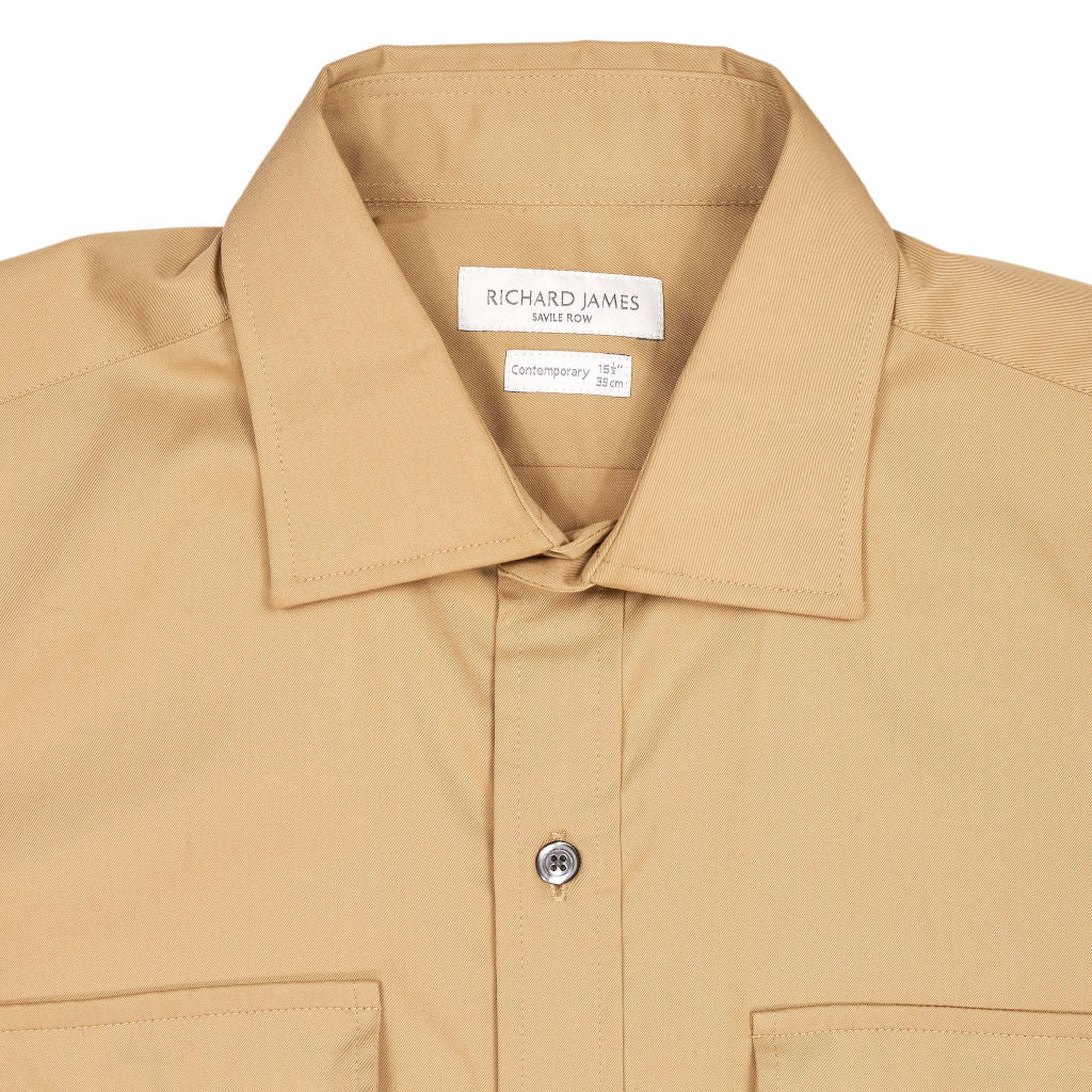 Richard James Beige Contemporary Shirt