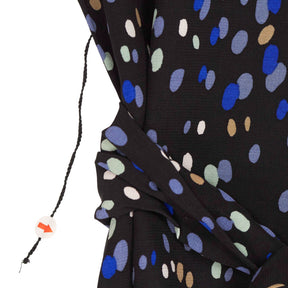 & Other Stories Black Blue Patterned Dress