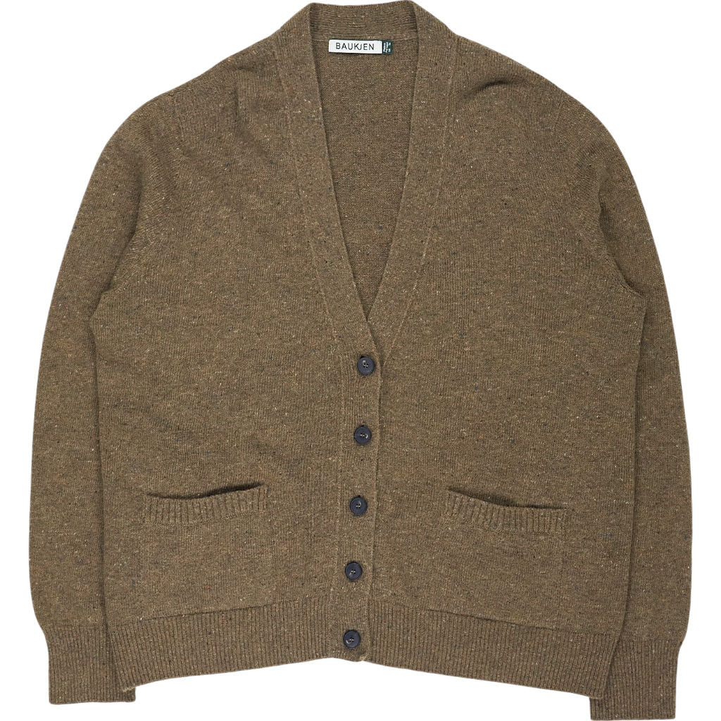 Baukjen Brown Wool Cardigan