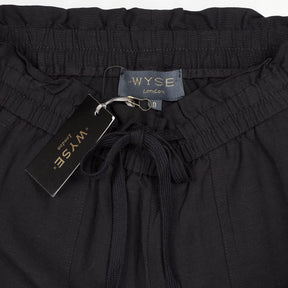 Wyse Black Aniayah Cargo Trousers