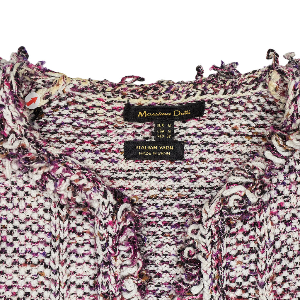 Massimo Dutti Multicolour Tweed Jacket