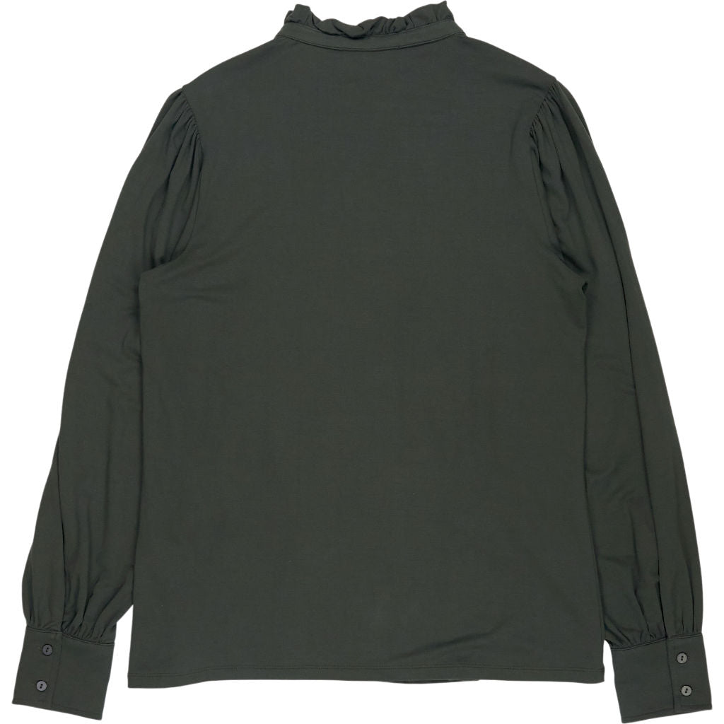 Baukjen Khaki Green Imken Long Sleeve Blouse