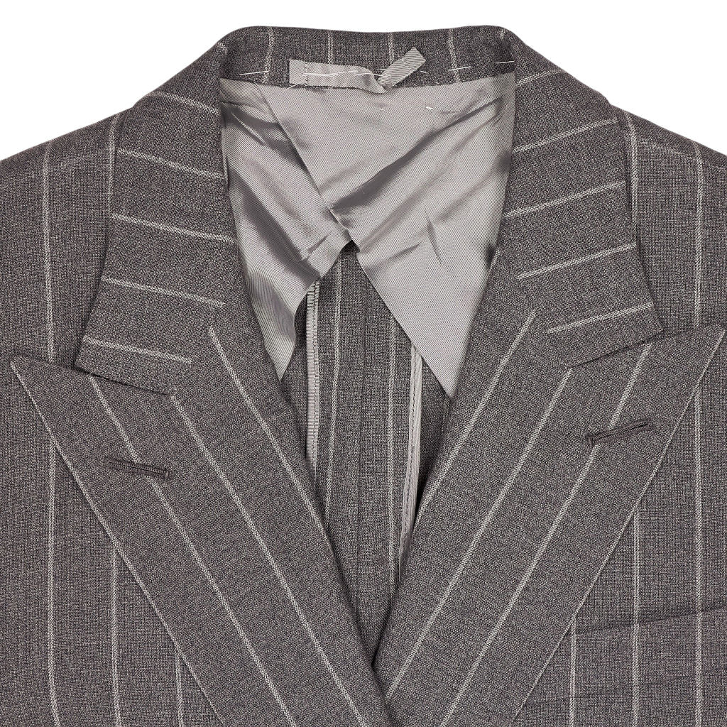 Thom Sweeney Grey Pinstripe Blazer