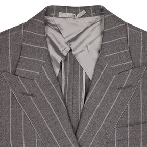 Thom Sweeney Grey Pinstripe Blazer