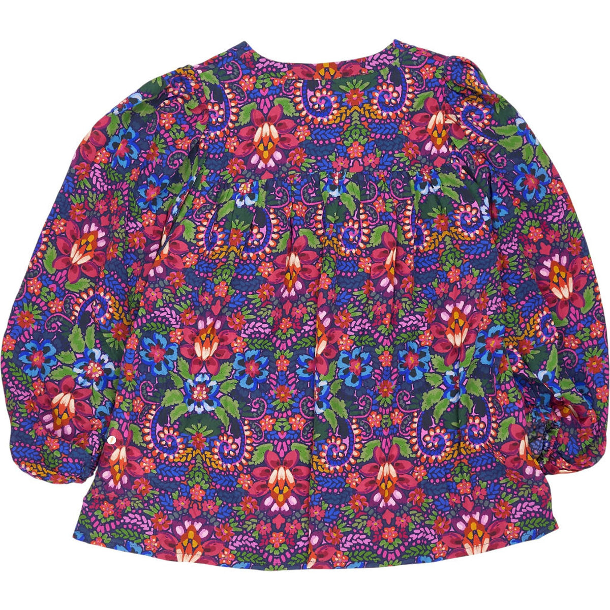 NRBY Floral Silk Blouse