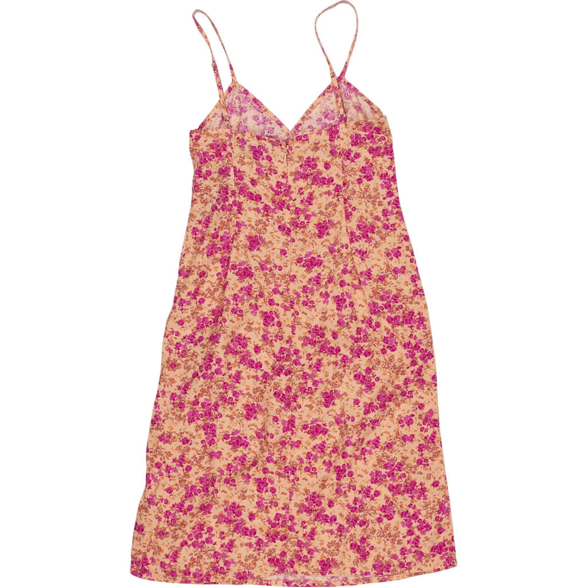 Motel Pink Floral Strappy Dress