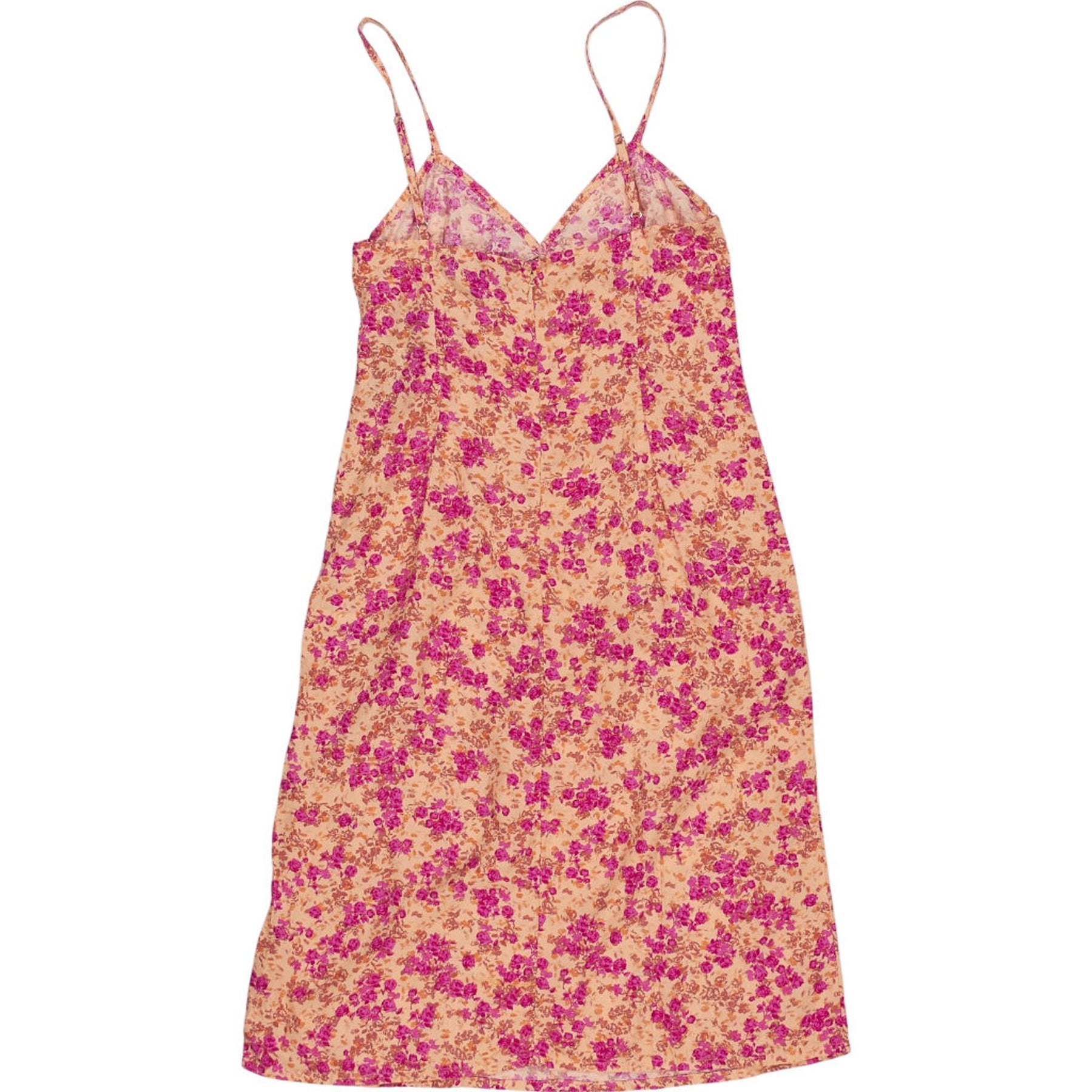 Motel Pink Floral Strappy Dress