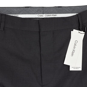 Calvin Klein Gunmetal Wool Blend Trousers