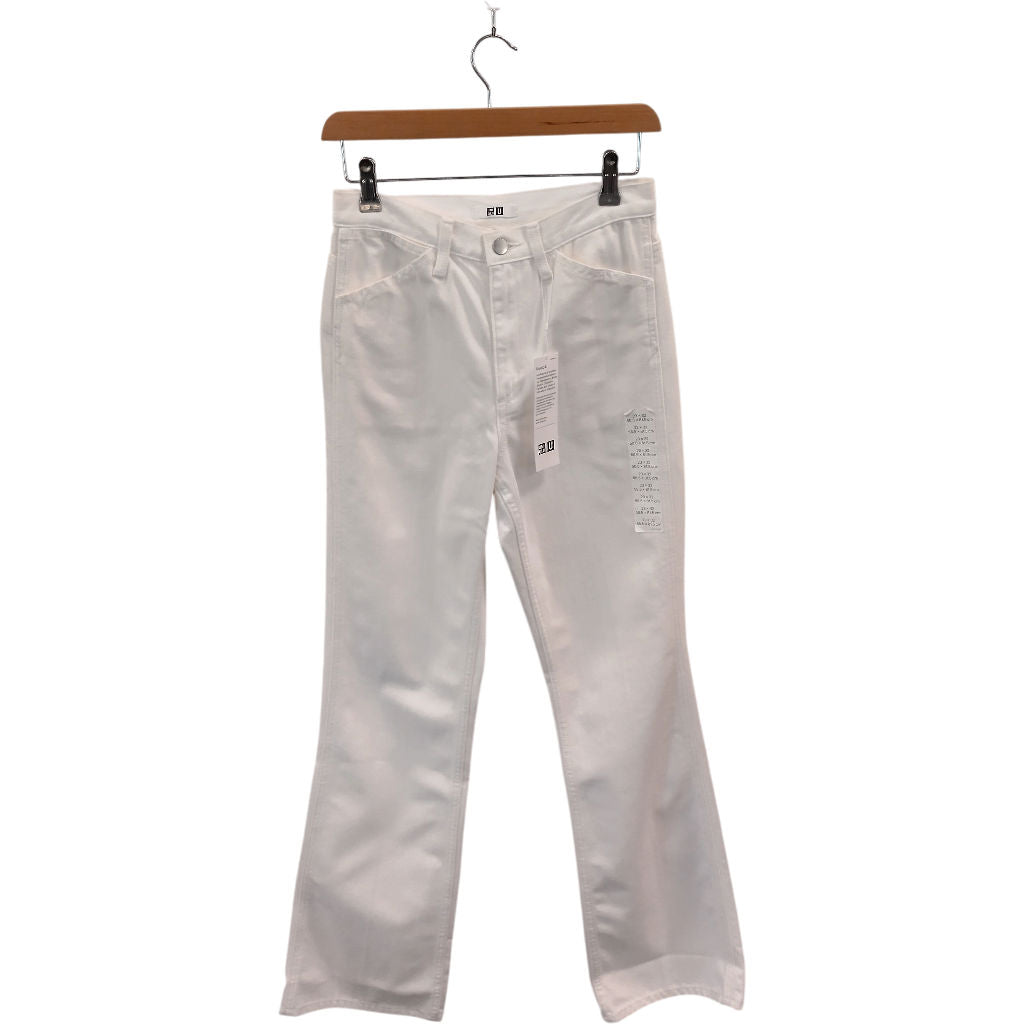 Uniqlo White Denim Jeans