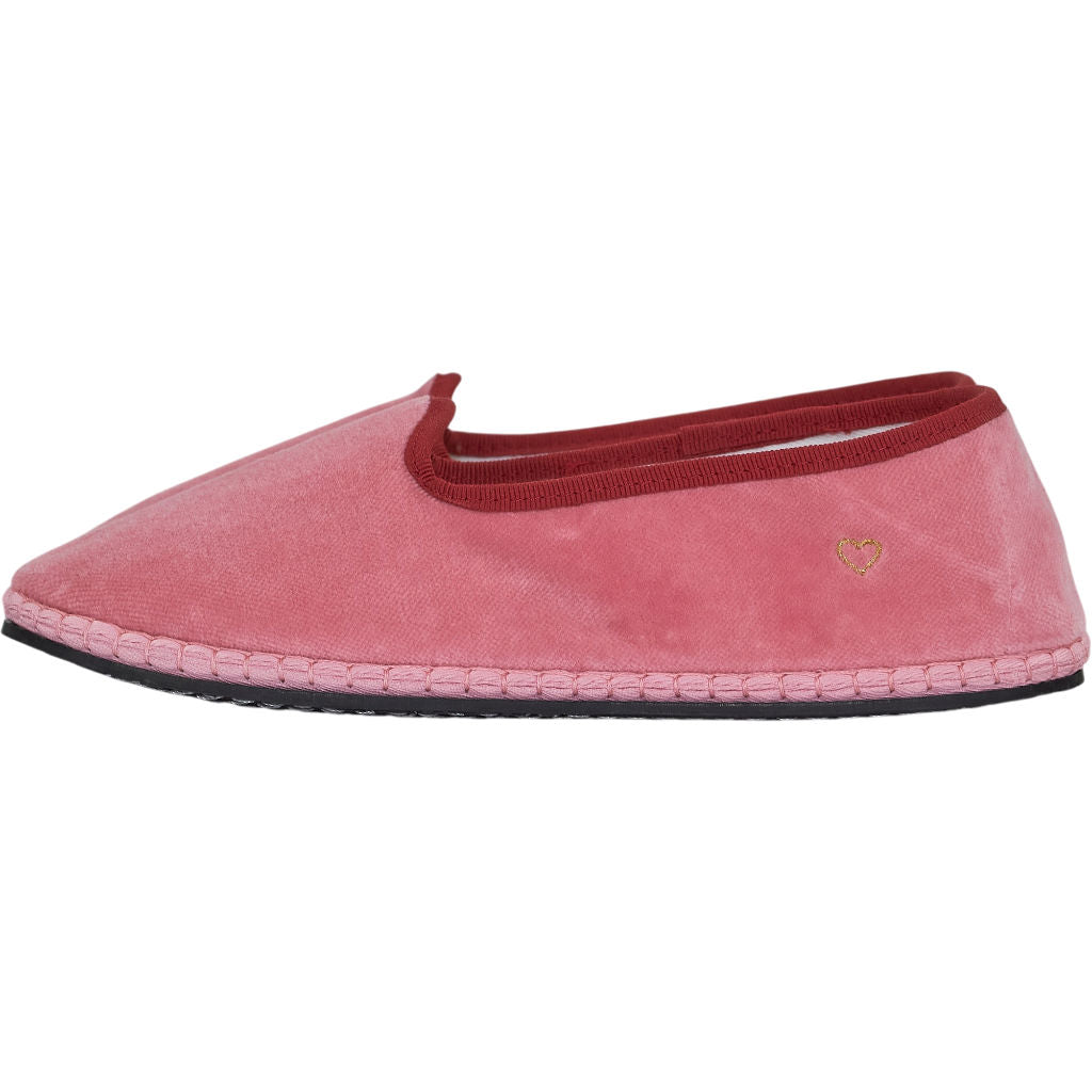 Drogheria Crivellini Pink Velvet Slippers