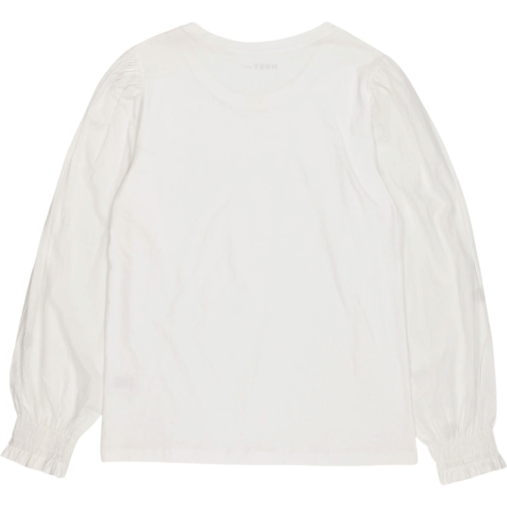 NRBY White Long Sleeve Top