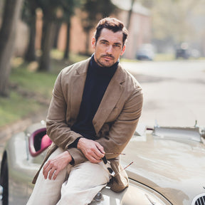 Superdry Brown Suede Bomber Jacket