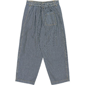 Bonte Navy Ticking Blue Striped Nova Trousers