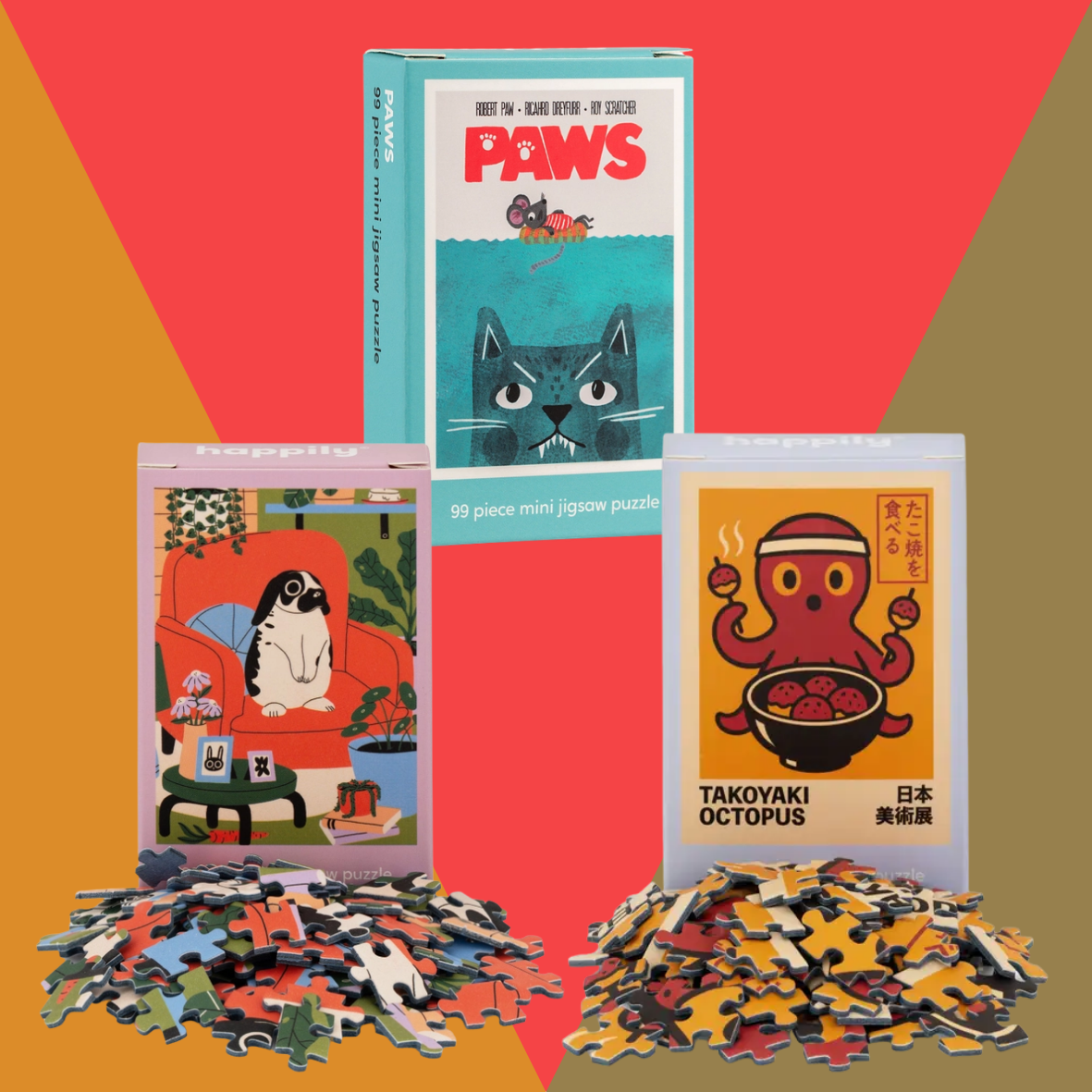 Mini Puzzles - 3 individual designs