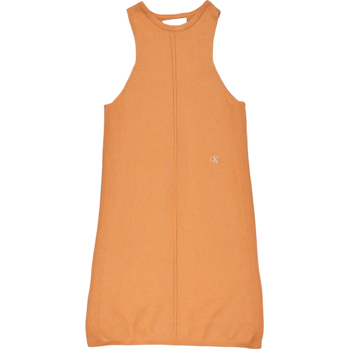 Calvin Klein Jeans Orange Knitted Tank Dress