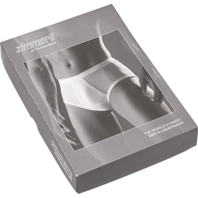 Zimmerli White Royal Classic Slip Open Underwear