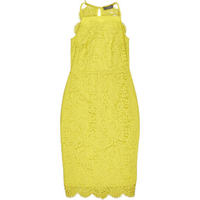 Oasis Yellow Lace Dress