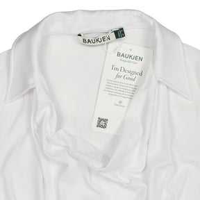 Baukjen White Etta Cowl Neck Top