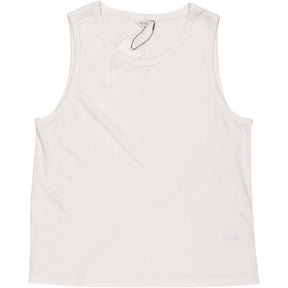 Hush White Carla Relaxed Tank Top