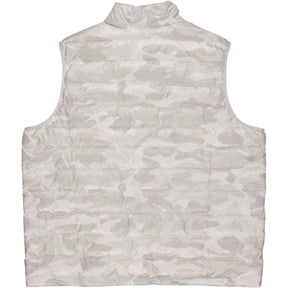 Lands' End White Grey Camo Gilet
