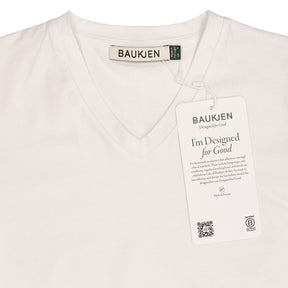 Baukjen White V-Neck Slim Tee