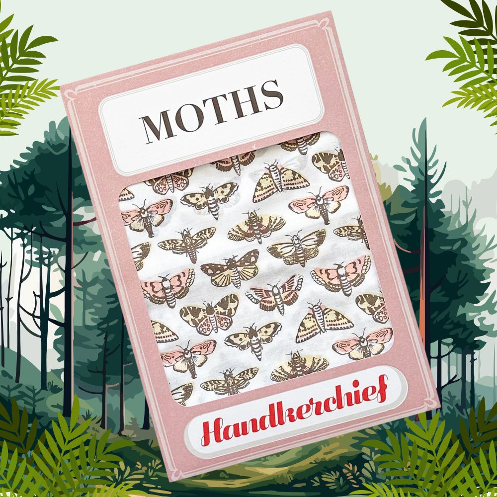 Moths Handkerchief Pocket Square Bandana