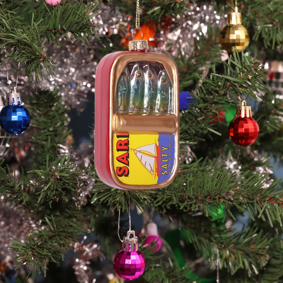 Sardines Can Glass Decoration