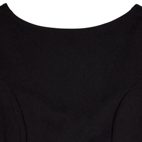 River Island Black Long Sleeve Ruffle Dress