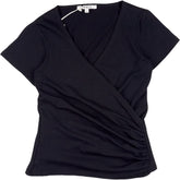 OMNES Black Hilary Jersey Top