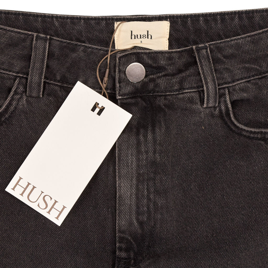 Hush Washed Black Rylie Denim Maxi Skirt