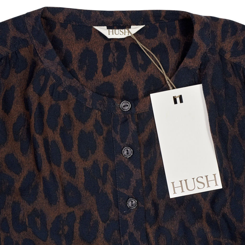 Hush Leopard Print Fernanda Blouse