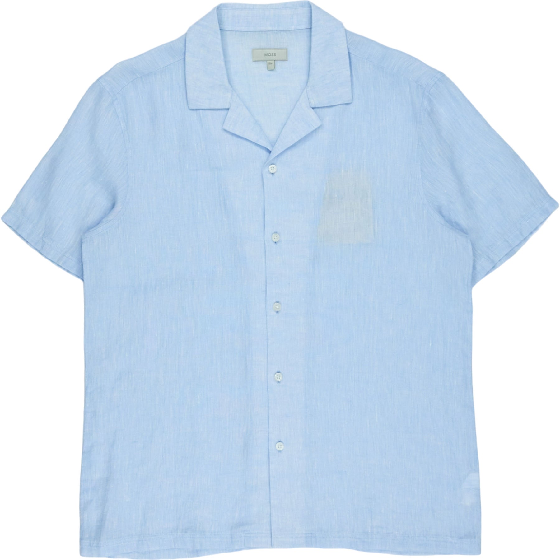 Moss Blue Linen Shirt