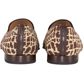 Stubbs & Wootton Brown Patterned Loafers