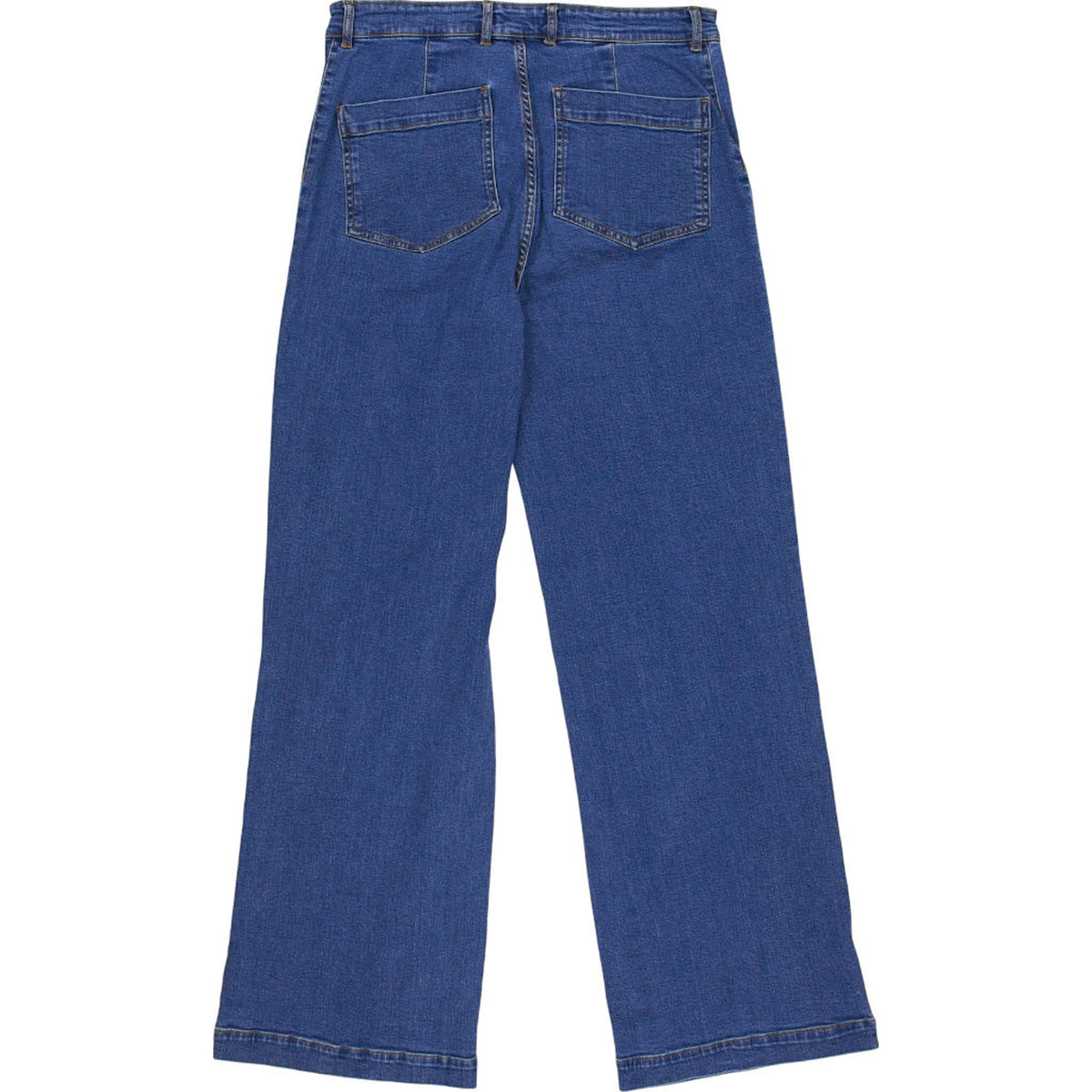 Baukjen Blue Wide Leg Jeans