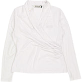Baukjen White Gylda Wrap Top