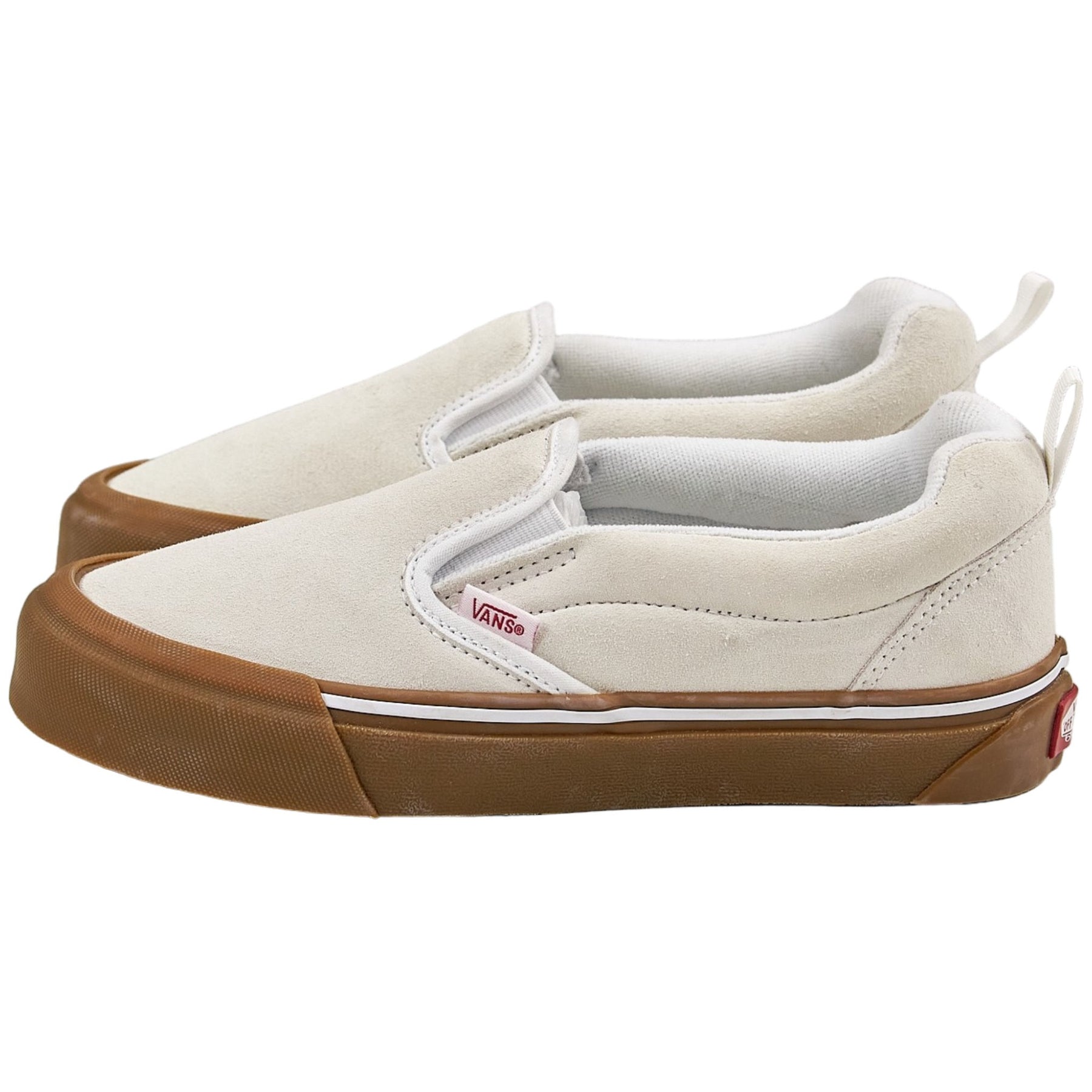 Vans White Knu Slip Shoes