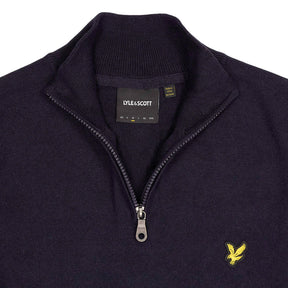 Lyle & Scott Navy Half Zip Jumper
