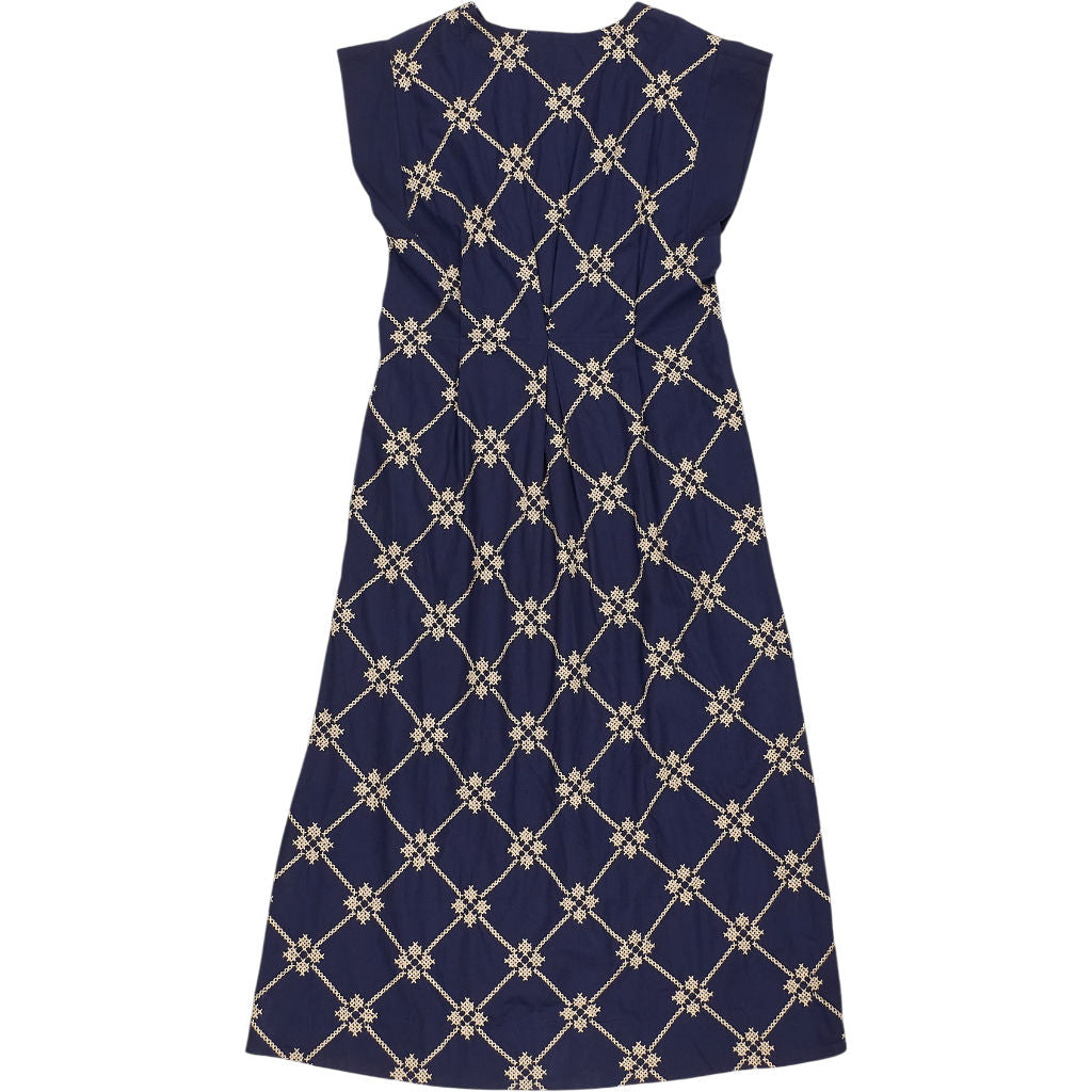 Bonte Navy Embroidered Dress